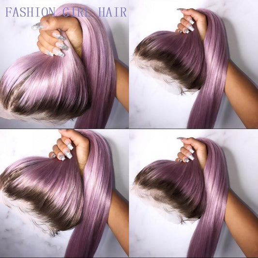 Ombre Purple Full Lace Synthetic Wig