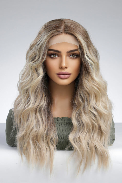 13x2 Lace Front Synthetic Beachy Waves 24 inch Wig