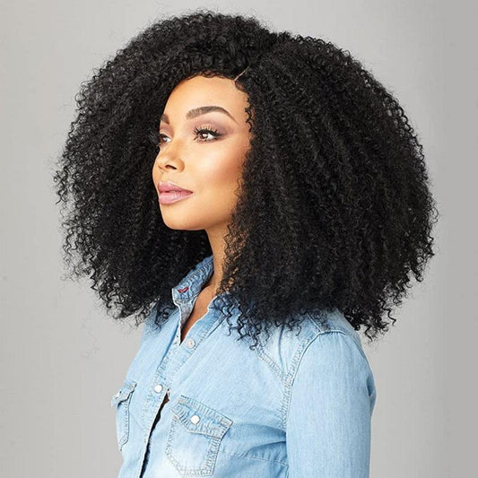 Afro Kinky Curly Lace Front Human Hair Wig