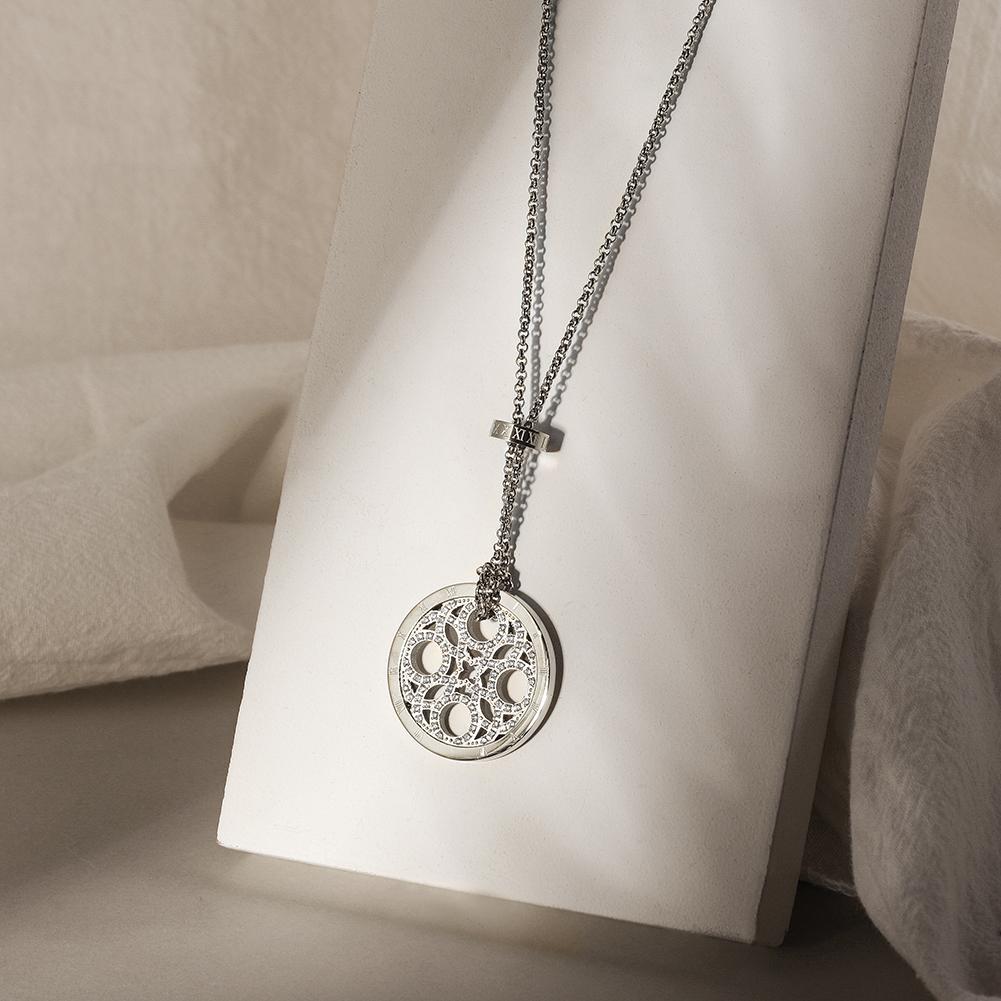 Large Clover Medallion Necklace
